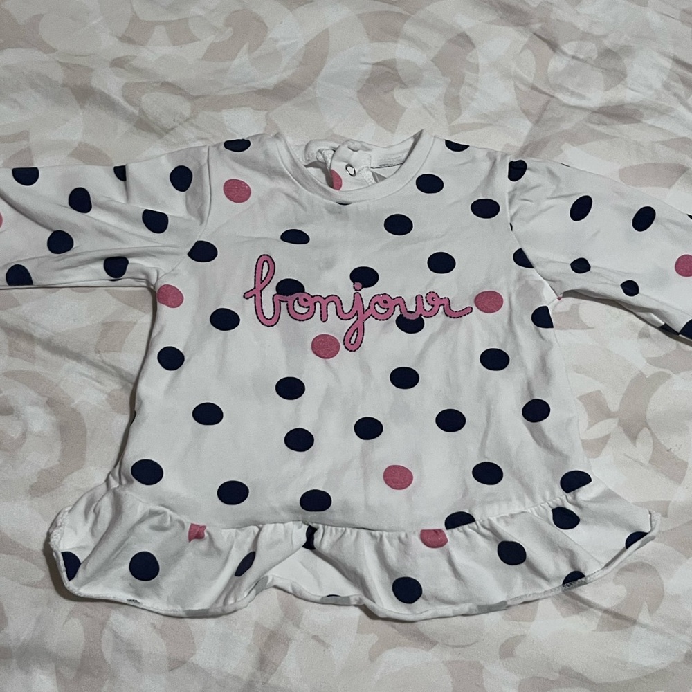 🌻3/25$ Mayoral baby girl Bonjour top - 4/6 months